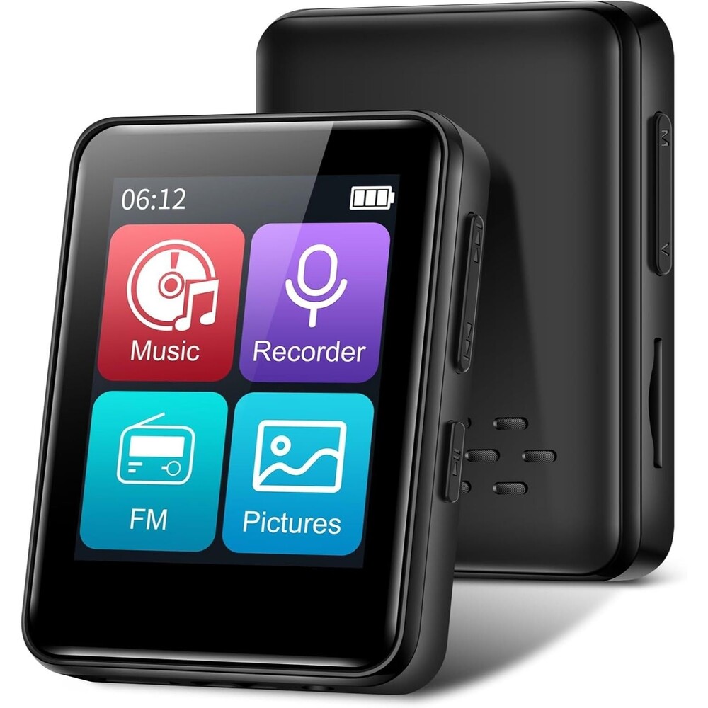 32GB MP3 Player Bluetooth 1.8" Touch Screen Portable Music Player Digital Audio